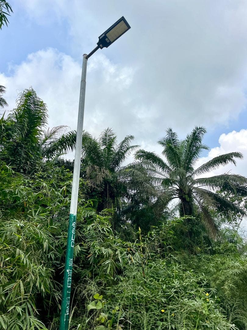 Provision of 15 Solar Powered Street Lights and Two Jarky Pump