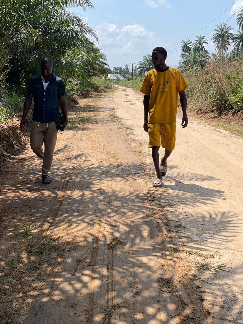 Grading of Earth Road Across Communities