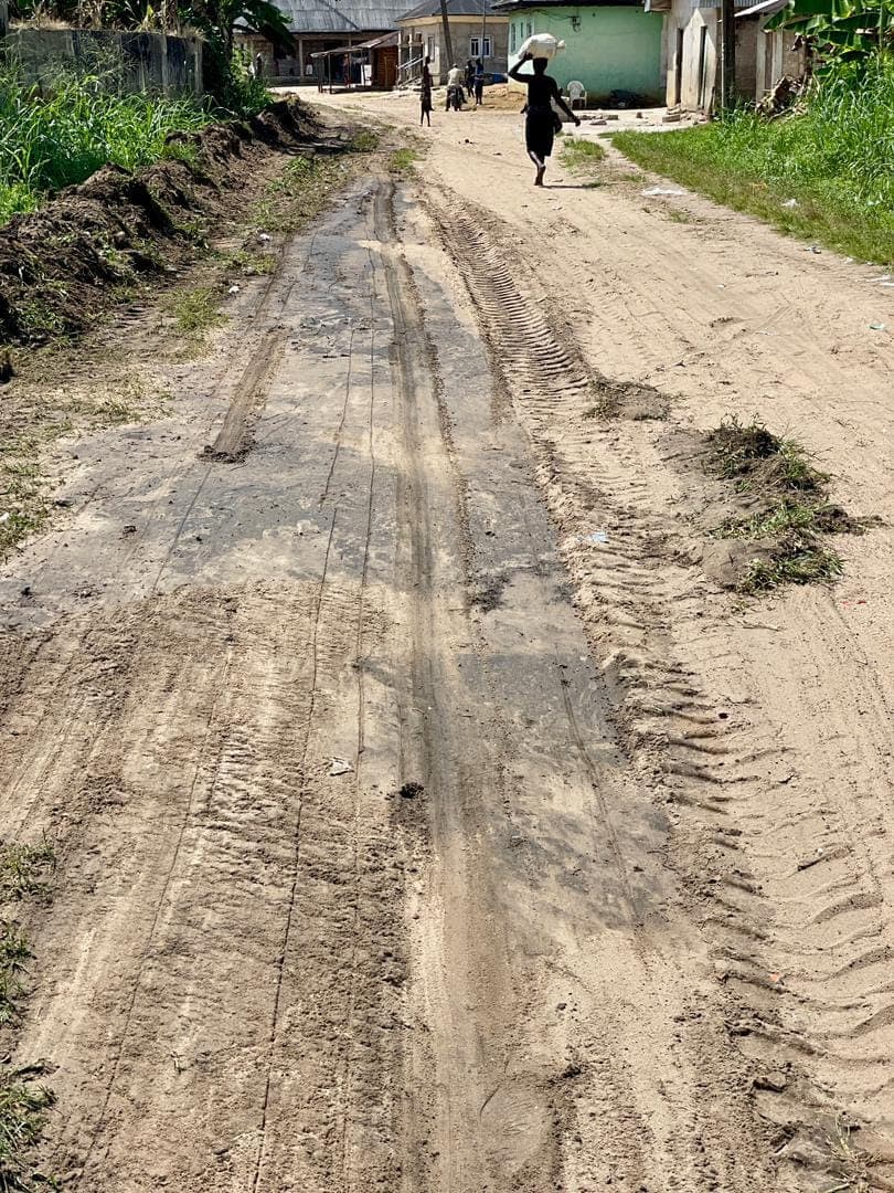 Grading of Earth Road Across Communities